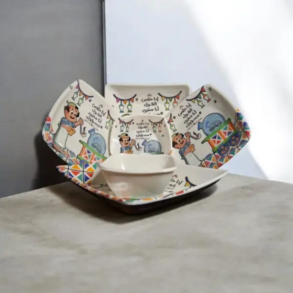 Ramadan Melamine Dinner Set – 24 Pieces