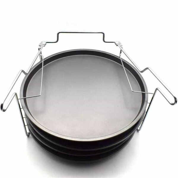 Triple Pizza Baking Rack with Non-Stick Trays