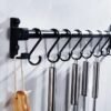 IMG-20251210-WA0127 IKEA-Style Metal Kitchen Rail with S-Hooks – 80 cm
