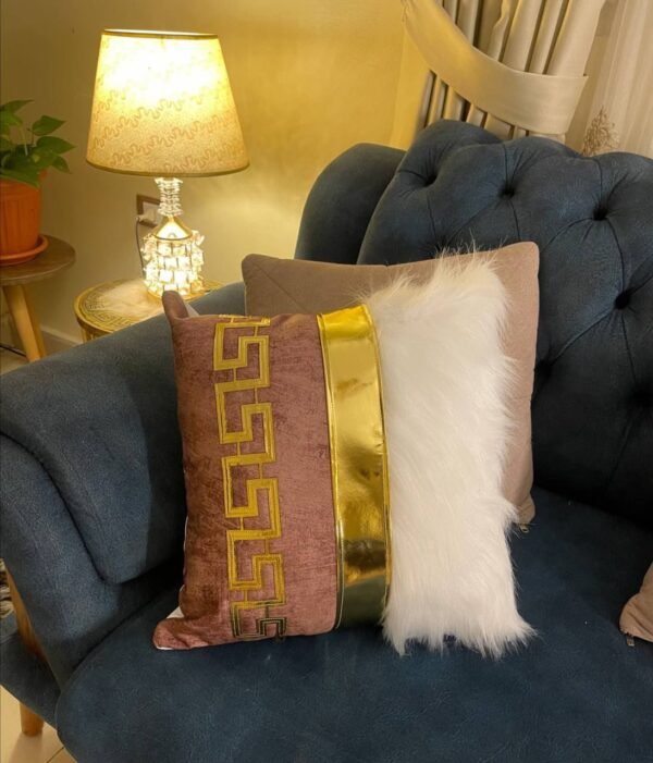 Trio-Texture Luxury Cushion Cover