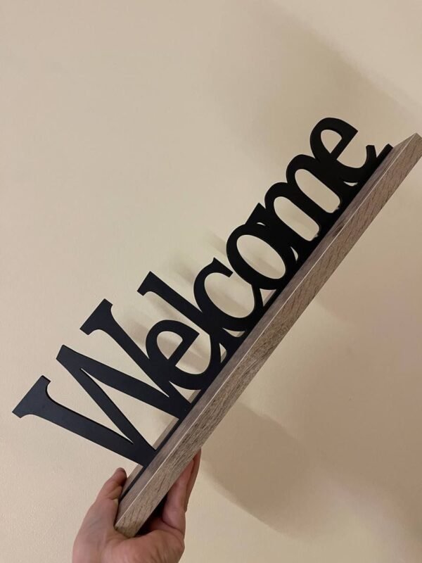 Chic Monochrome Wooden Stand