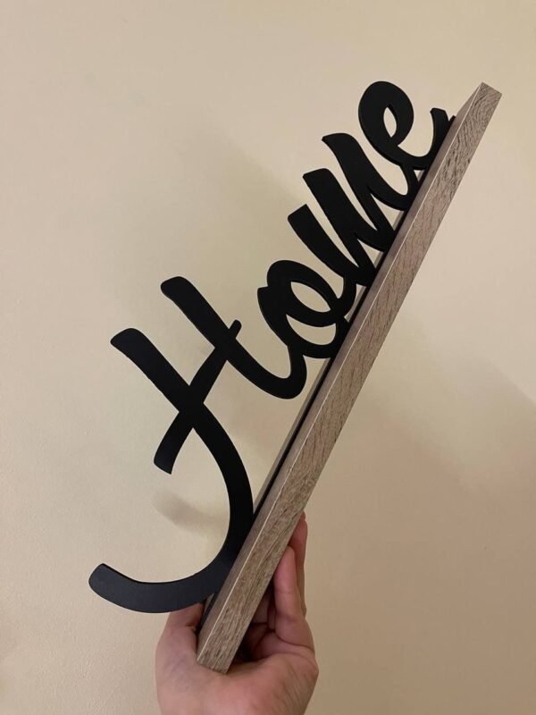 Chic Monochrome Wooden Stand