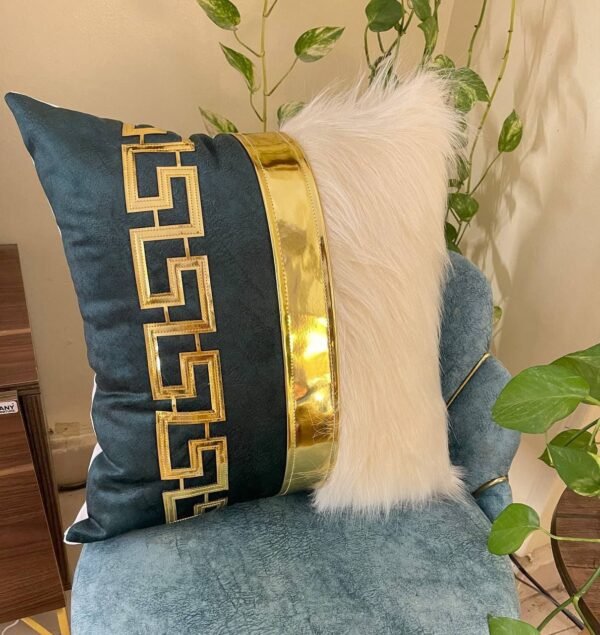 Trio-Texture Luxury Cushion Cover