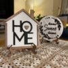 Rustic Heart & Home Desktop Decor Set