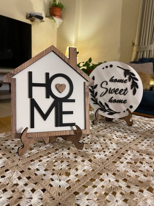 Rustic Heart & Home Desktop Decor Set