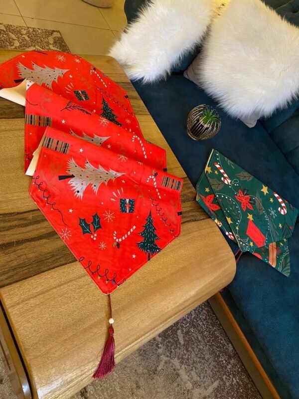 Festive Luxury Velvet Table Runner