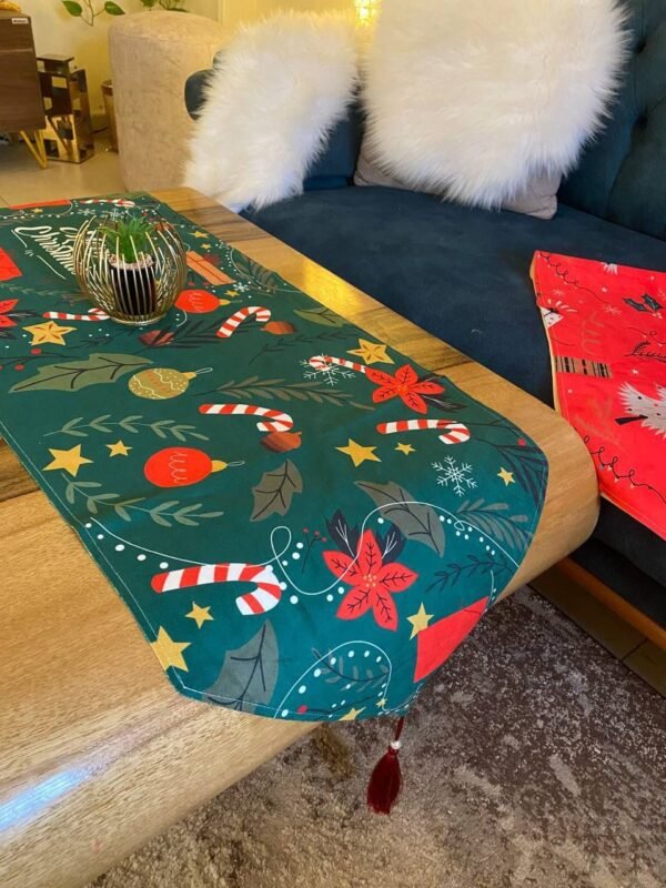 Festive Luxury Velvet Table Runner