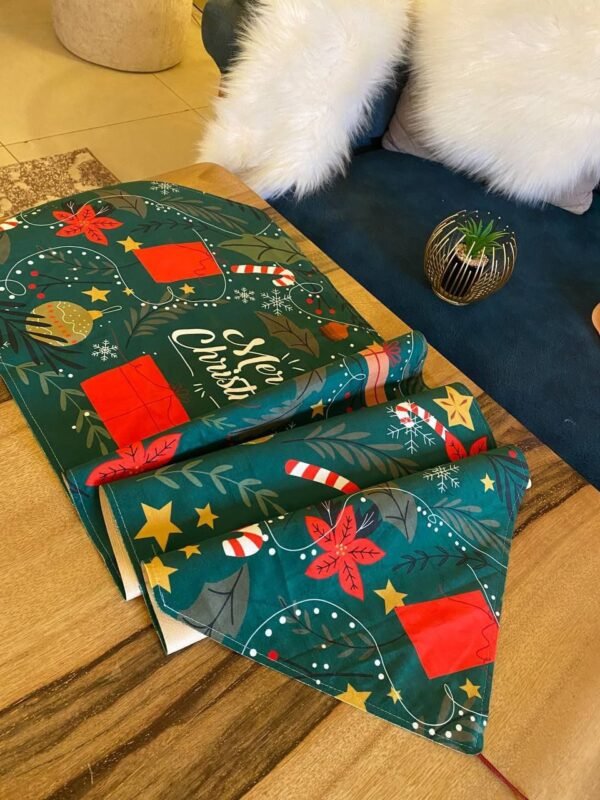 Festive Luxury Velvet Table Runner