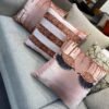 Chic Eyelash Velvet Cushion Set