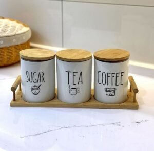 Exquisite Porcelain Spice Jar Set