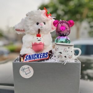 The Fluffy Lamb & Moo Mug Gift Set